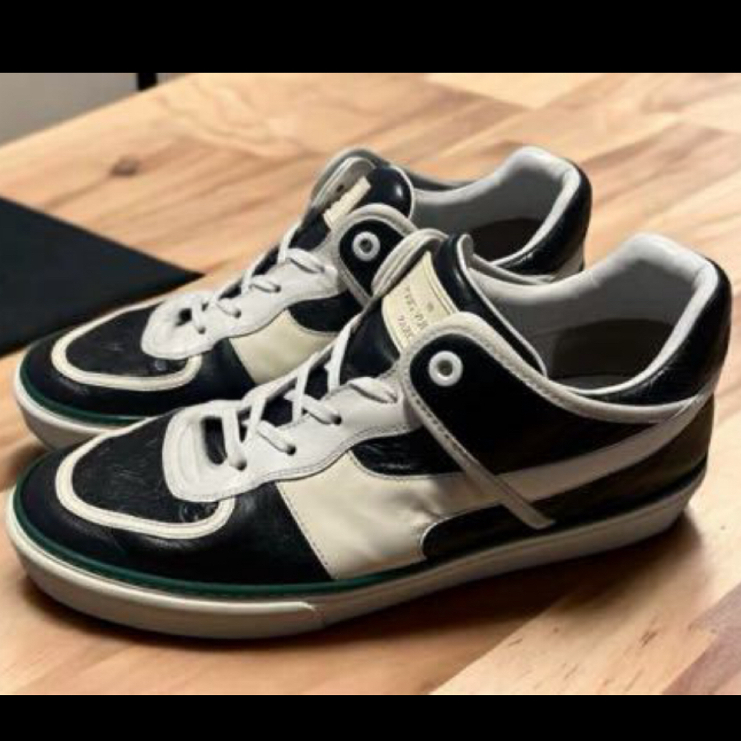 LOUIS VUITTON - ルイ・ヴィトン モノグラム スニーカー Black/White レザー