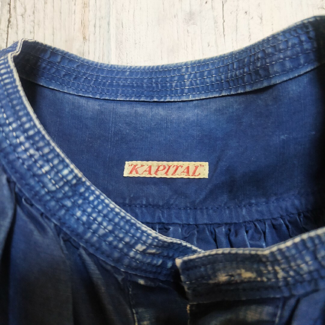 KAPITAL(キャピタル)の【USED】KAPITAL リネンポプリン フィッシャーマンズシャツ レディースのトップス(シャツ/ブラウス(長袖/七分))の商品写真