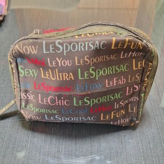 レスポートサック(LeSportsac)のLeSportsacポーチ　茶(ポーチ)