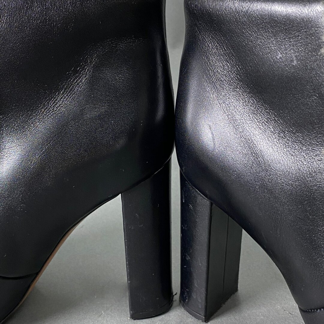 Chloe(クロエ)の3A14 Chloe クロエ フロントジップファーブーツ 37 ブラック レザー シューズ イタリア製 ボア ハイブランド レディースの靴/シューズ(ブーツ)の商品写真