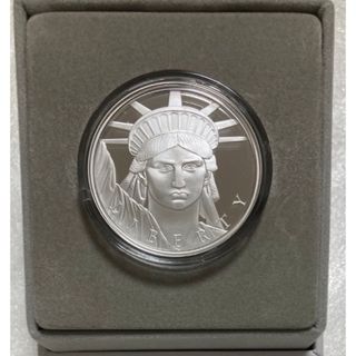 貨幣2022 UCS「リバティ」１オンス銀貨プルーフ　ビットコイン　ホログラム