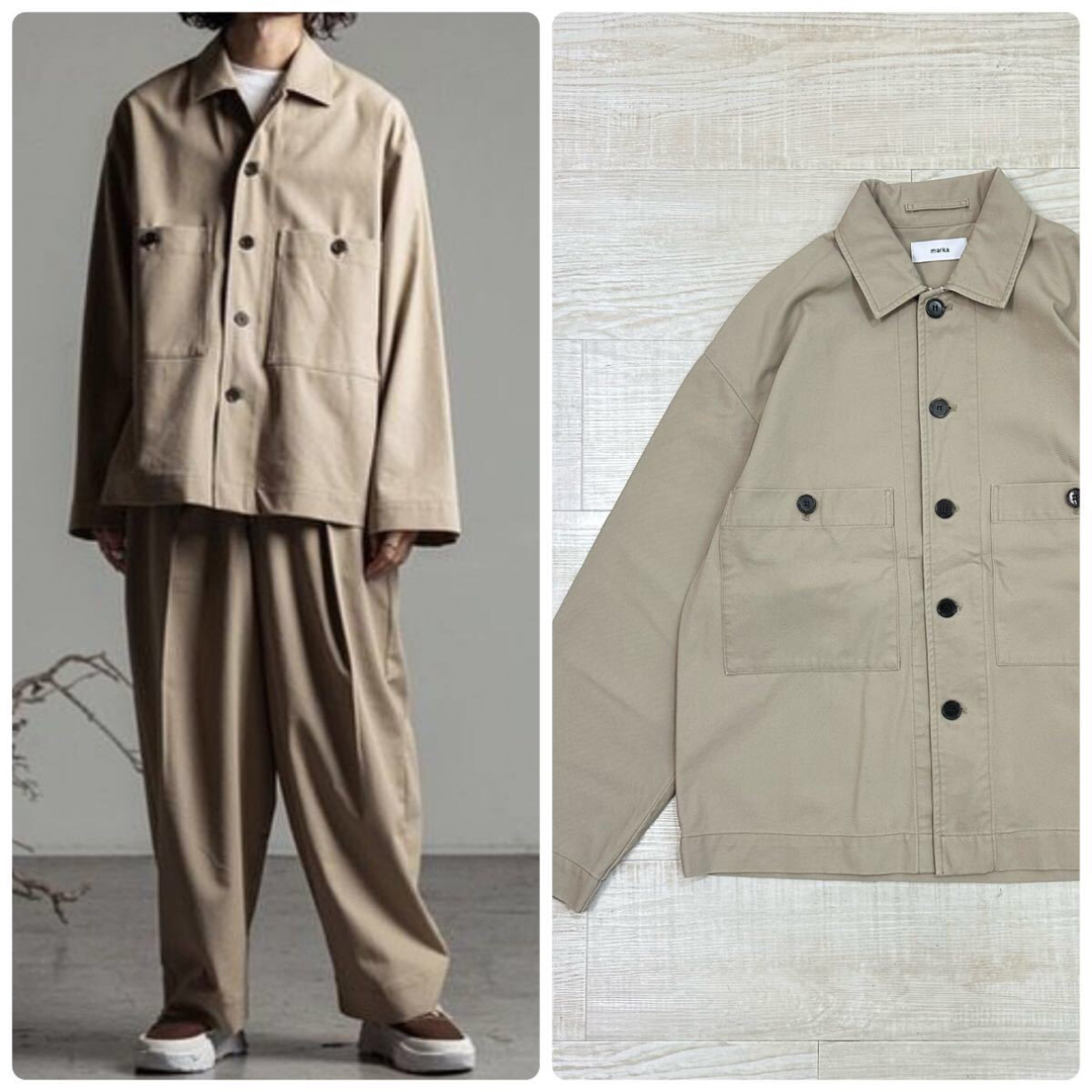 marka(マーカ)の19aw marka コットン ツイル ユーティリティー シャツ ジャケット 2 メンズのトップス(シャツ)の商品写真