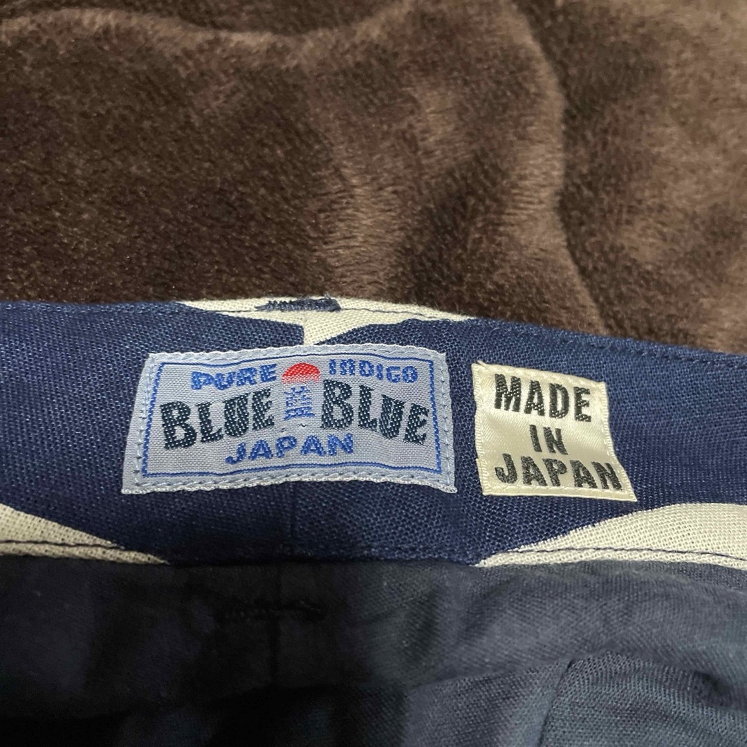 BLUE BLUE(ブルーブルー)のJapan made 希少 BLUE BLUE ストライプパンツ メンズのパンツ(スラックス)の商品写真