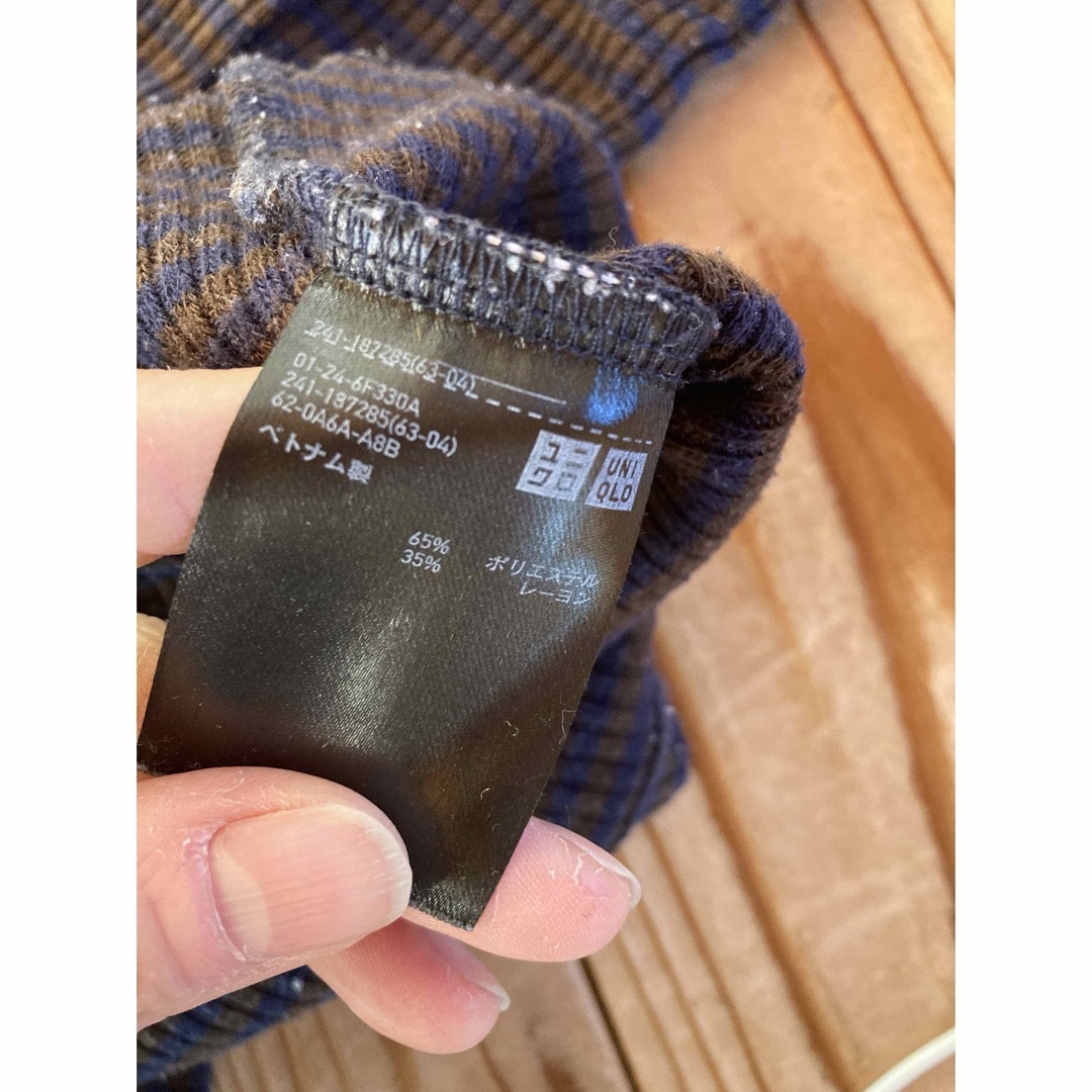 UNIQLO(ユニクロ)のMサイズ　UNIQLO ヒートテック？インナー レディースのトップス(Tシャツ(長袖/七分))の商品写真