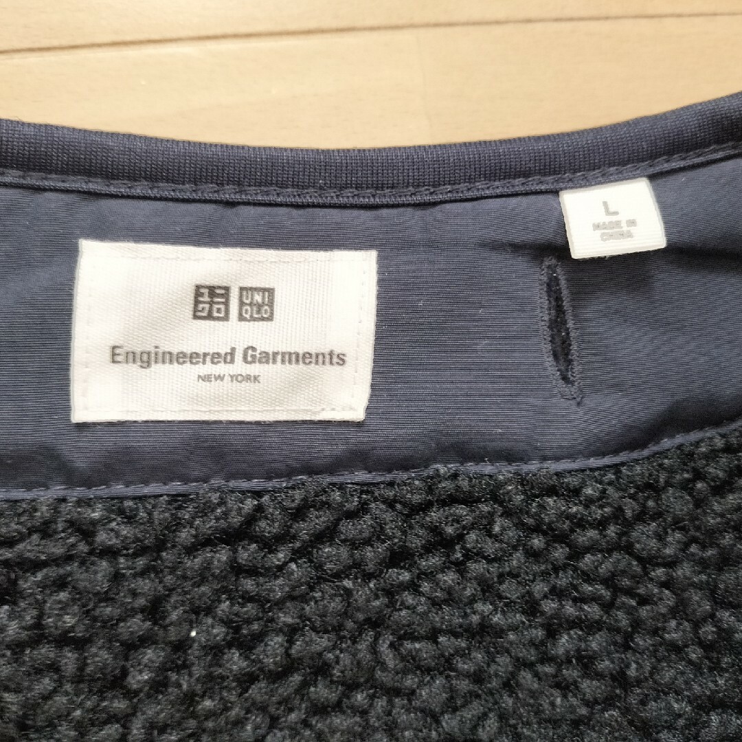 Engineered Garments(エンジニアードガーメンツ)のユニクロ×エンジニアードガーメンツ "フリース ノーカラーコート"、ジャケット メンズのジャケット/アウター(ノーカラージャケット)の商品写真