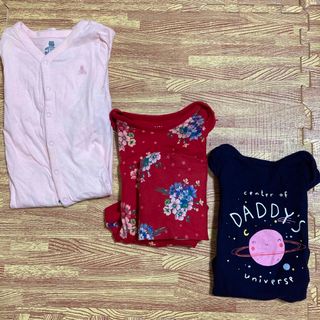 ベビーギャップ(babyGAP)の【80】baby GAP3点セット(ロンパース)