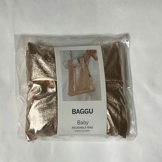 バグゥ(BAGGU)のBAGGU バグゥ メタリックピンクゴールド baby (エコバッグ)