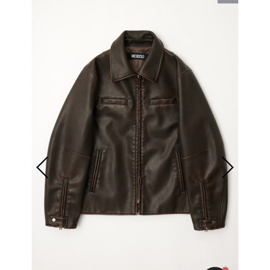 SLY - MICHIXSLY F/LEATHER ジャケット♡ブラウンの通販 by n&k SLY - MICHIXSLY F/LEATHER ジャケット♡ブラウンの通販 by n&k