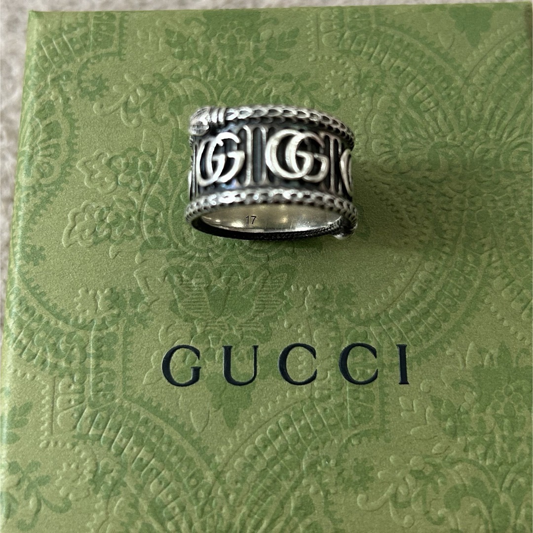 Gucci(グッチ)のGUCCI　グッチガーデン　シルバースネークリング メンズのアクセサリー(リング(指輪))の商品写真