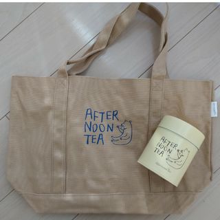 アフタヌーンティー(AfternoonTea)の【新品】 afternoon tea トートバッグ&キャニスター缶 サクマユウコ(トートバッグ)