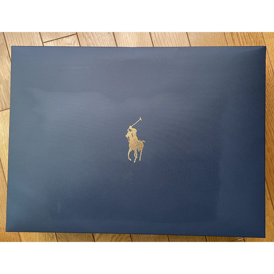 Ralph Lauren(ラルフローレン)の新品未使用品 ラルフローレン ハーフタオルケット 100×140 インテリア/住まい/日用品の寝具(その他)の商品写真