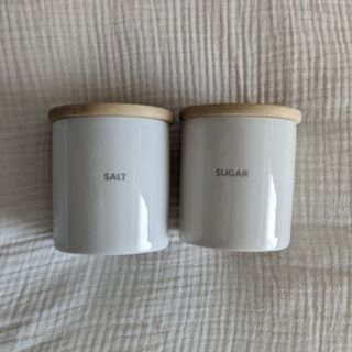 LOLO キャニスター 塩 砂糖 ソルト シュガー 調味料入れ(容器)