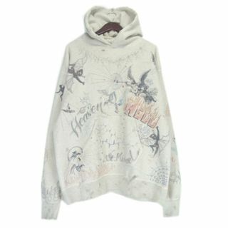 セントマイケル SAINT MICHAEL × ドクターウー DR WOO ■ 21AW 【 HOODIE DR WOO SM A21 0000 056 】 グラフィティ ヴィンテージ 加工 フーディー パーカー n4531(パーカー)