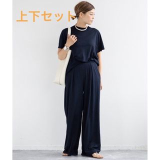 ドゥーズィエムクラス(DEUXIEME CLASSE)のDeuxieme Prime wool jersey Tシャツ&パンツ38セット(セット/コーデ)