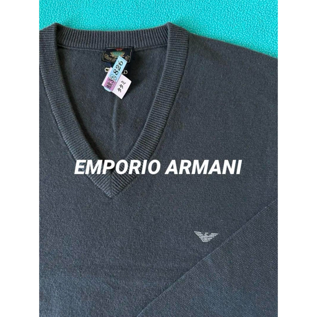 Emporio Armani(エンポリオアルマーニ)の✨極美品✨EMPORIO ARMANI エンポリオアルマーニ Vネックセーター メンズのトップス(ニット/セーター)の商品写真