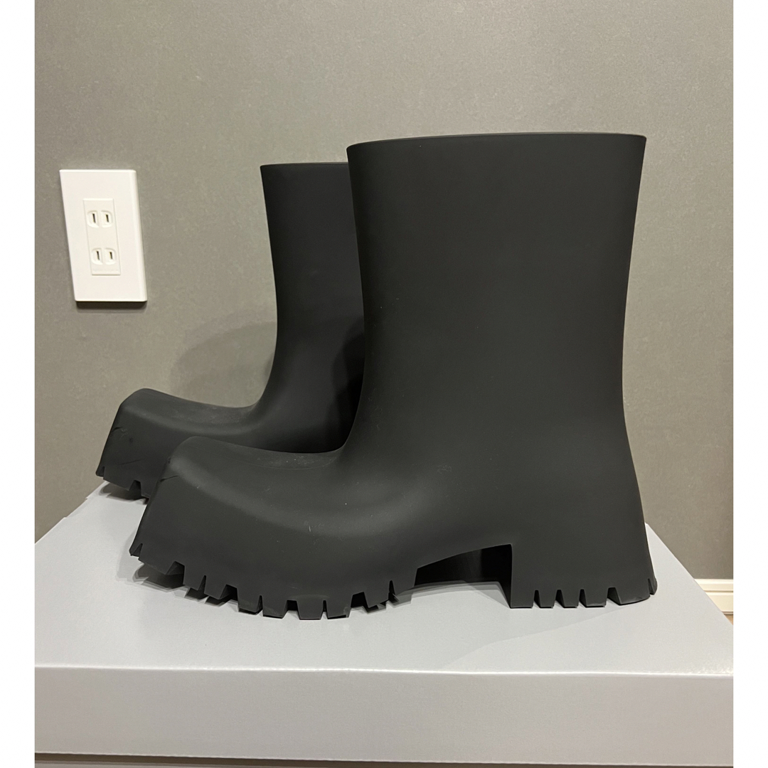 限定タイムセール】 balenciaga TROOPER RUBBER BOOTS 41 トルーパー