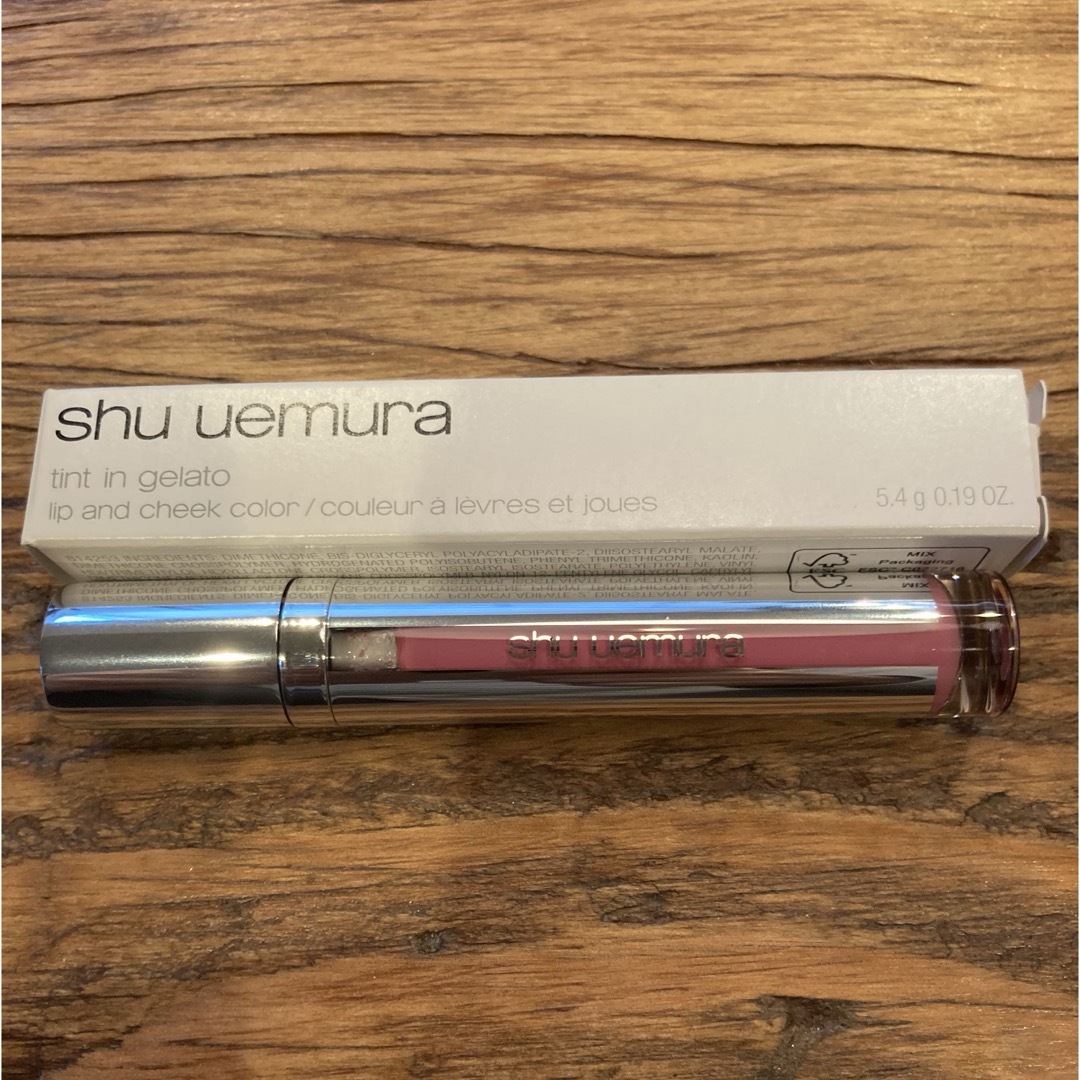 shu uemura(シュウウエムラ)の新品未使用　シュウ ウエムラ ティント イン ジェラート / PK 02 コスメ/美容のベースメイク/化粧品(リップグロス)の商品写真