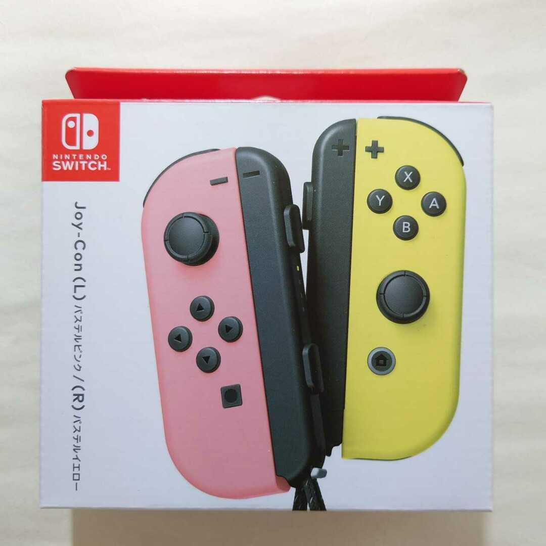 Switch ジョイコン Joy-Con パステルピンク/パステルイエロー エンタメ/ホビーのゲームソフト/ゲーム機本体(家庭用ゲームソフト)の商品写真