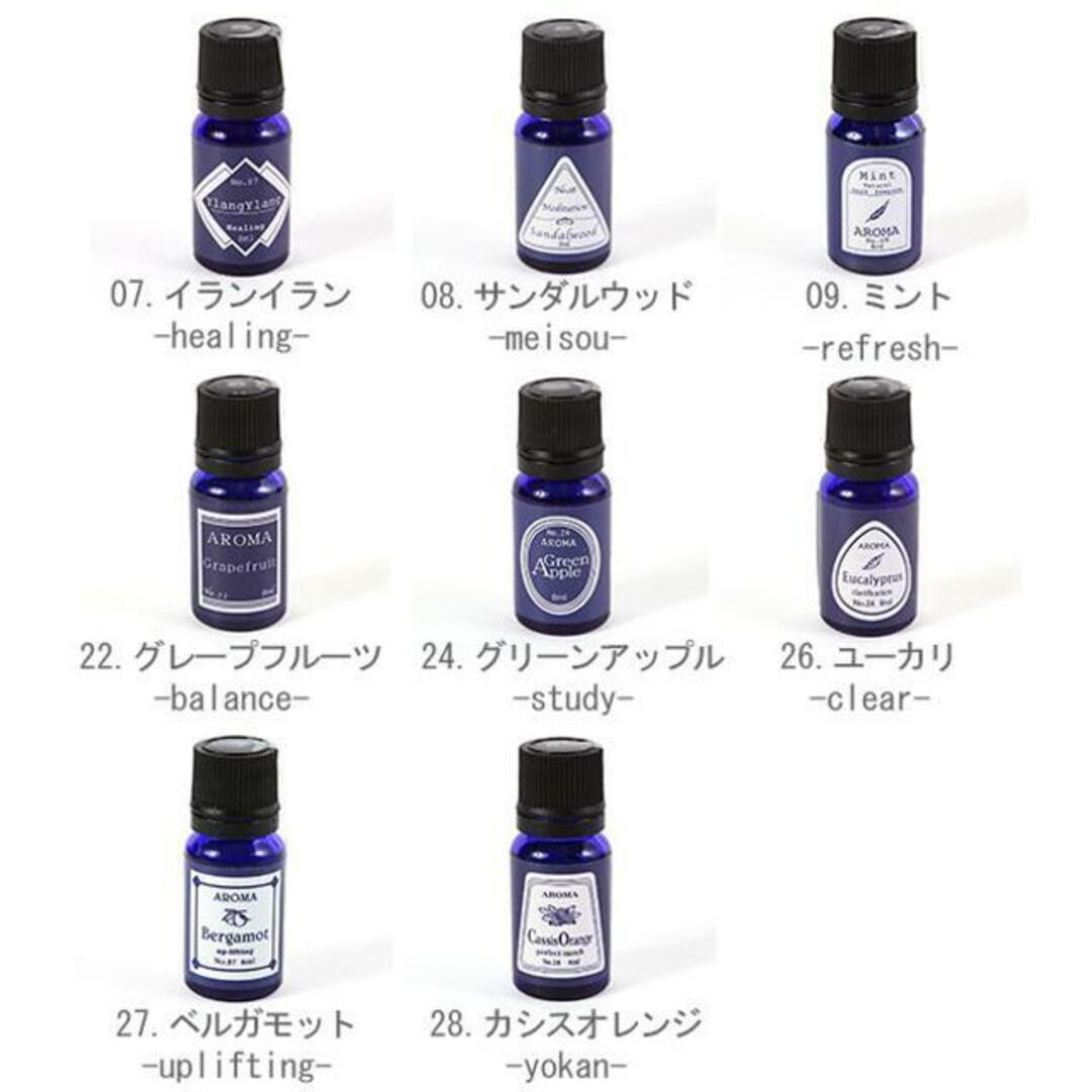 アロマエッセンス ブルーラベル AROMA ESSENCE Blue Label 8ml 1-20番/28種類中 コスメ/美容のリラクゼーション(アロマオイル)の商品写真