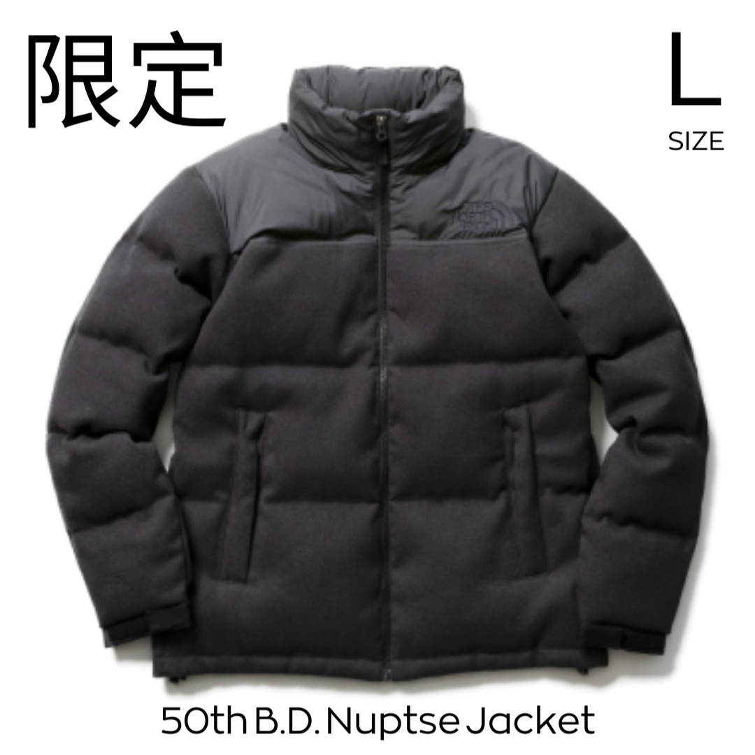 THE NORTH FACE(ザノースフェイス)のノースフェイス 50th ヌプシ ダウンジャケット ブラック L メンズのジャケット/アウター(ダウンジャケット)の商品写真