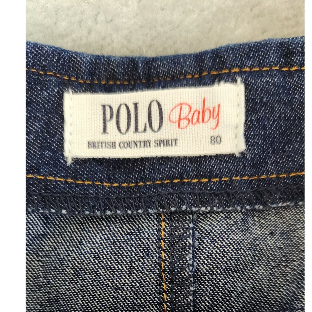 POLO（RALPH LAUREN）(ポロ)のPOLO BABY オーバーオール80 キッズ/ベビー/マタニティのベビー服(~85cm)(パンツ)の商品写真