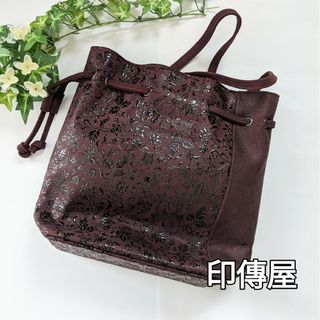 インデンヤ(印傳屋)の極美品　印傳屋　INDENYA　ハンドバッグ　巾着(ハンドバッグ)