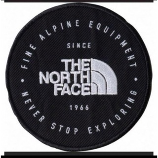 ザノースフェイス(THE NORTH FACE)の【未開封新品】ノースフェイス　ワッペン　アイロン　刺繍ロゴ　直径7㎝　簡単貼付け(その他)