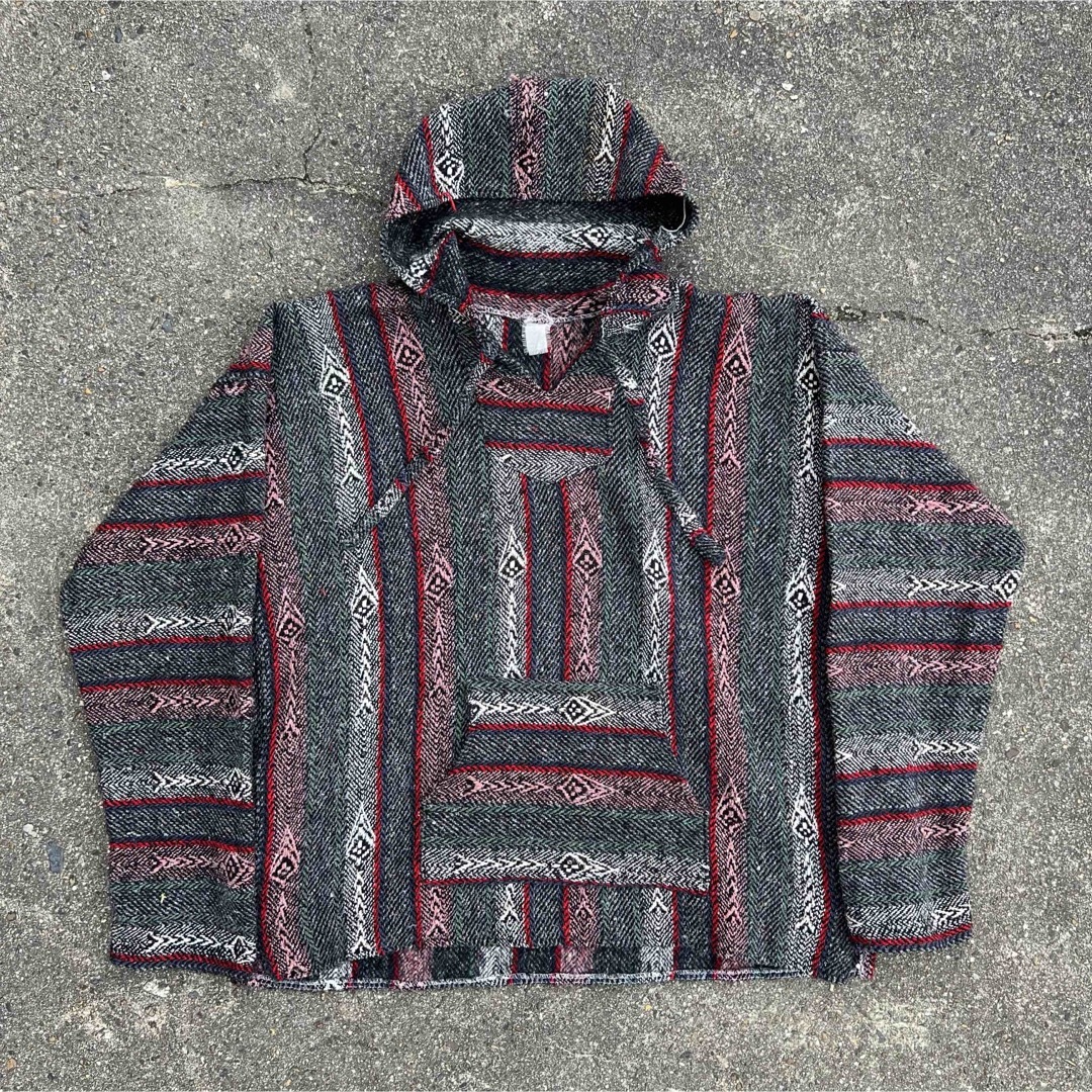 ART VINTAGE - 80~90s 珍柄 メキシカンパーカー オーバーサイズ ART VINTAGE - 80~90s 珍柄 メキシカンパーカー オーバーサイズ