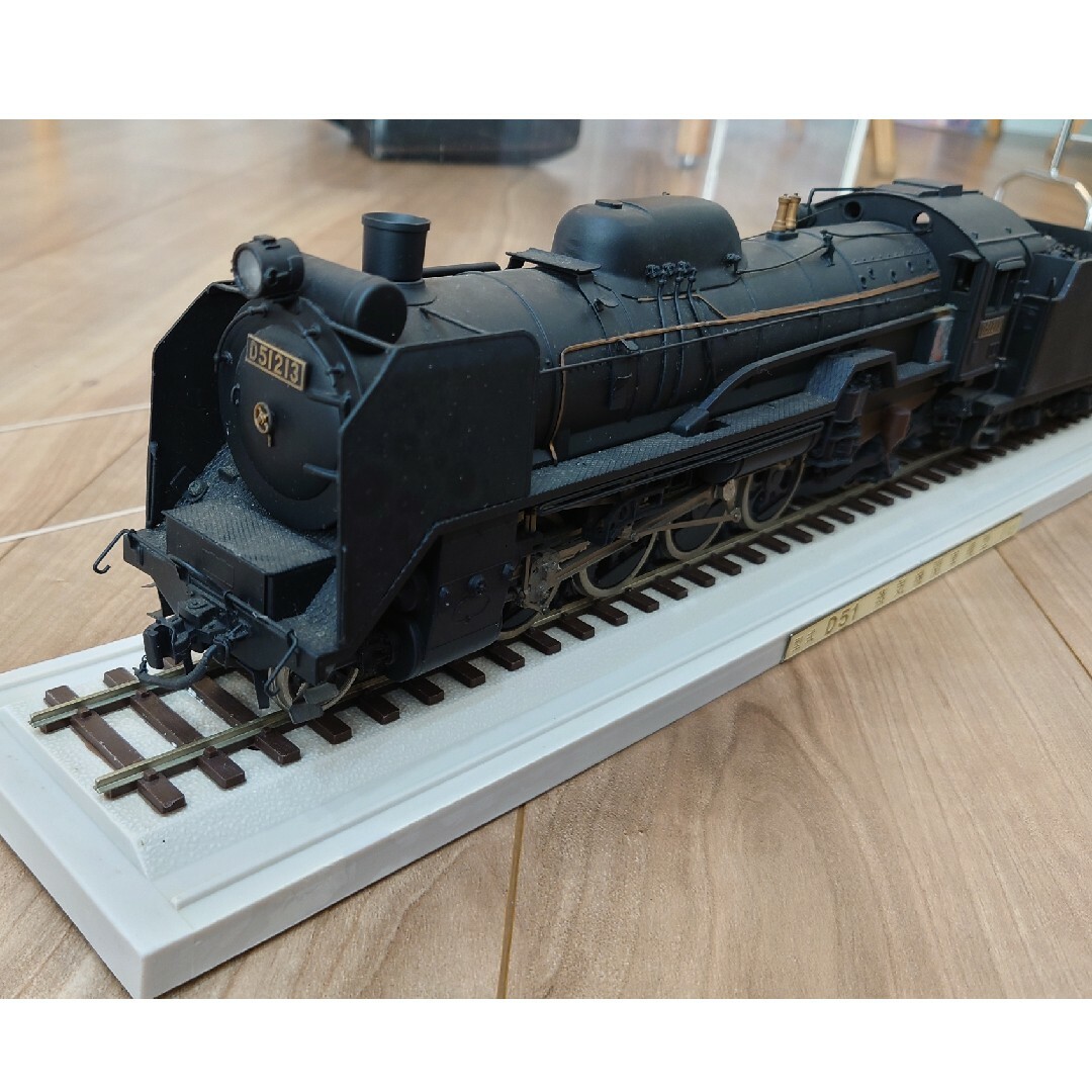 D51 蒸気機関車模型 精密 アンティーク SL デコイチ鉄道
