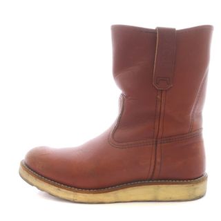 レッドウィング(REDWING)のREDWING 9inch PECOS BOOTS 24.5 茶 8866(ブーツ)