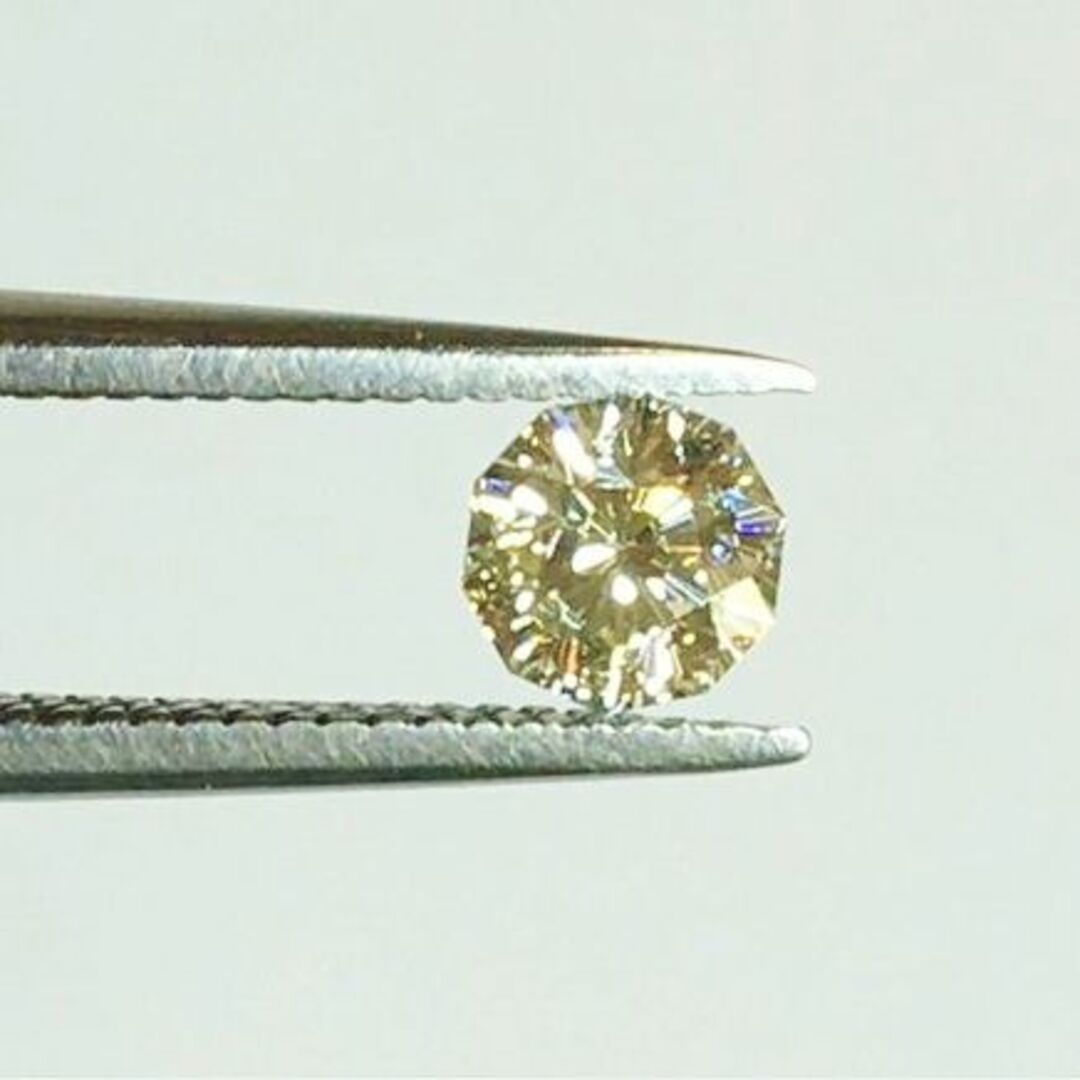 宝石🧡ブラウン ダイヤモンド 2ps 💙 0.04ct 未使用ケース付  レディースのアクセサリー(その他)の商品写真