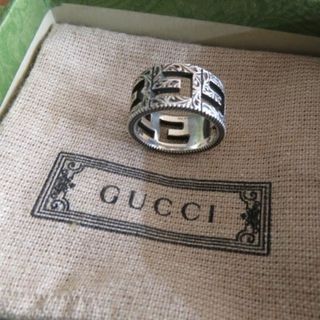 グッチ(Gucci)のGUCCI グッチ　指輪　リング　SV925 　１４サイズ　シルバー(リング(指輪))