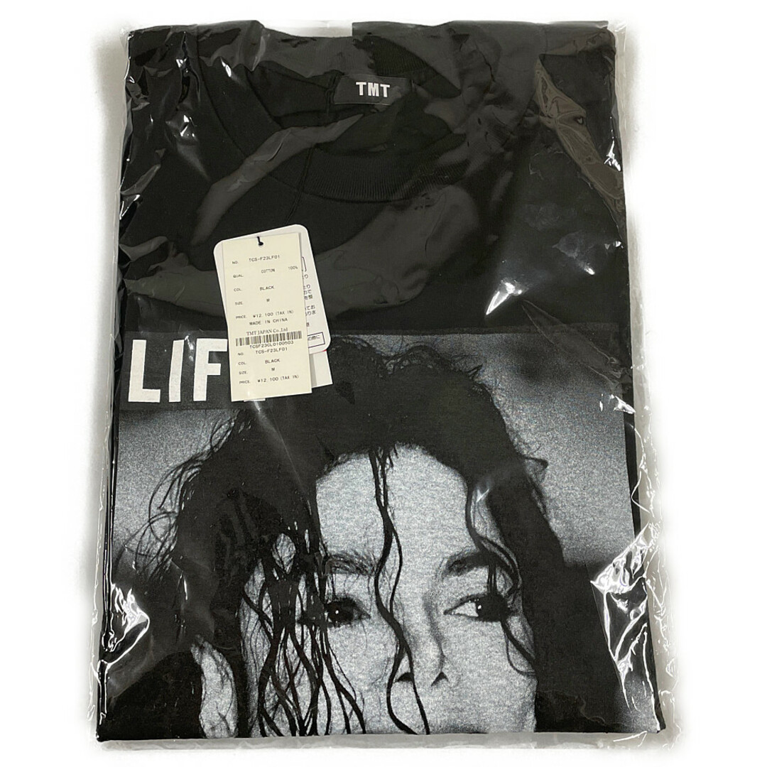 トップスTMT ティーエムティー 23AW LIFE マイケルジャクソン フォト 半袖Ｔシャツ 黒 サイズM 正規品 / B4858