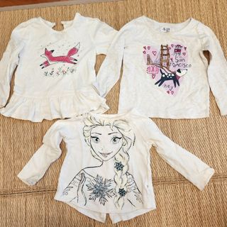 ベビーギャップ(babyGAP)のベビーギャップ　カットソー三点セット　90サイズ(Tシャツ/カットソー)