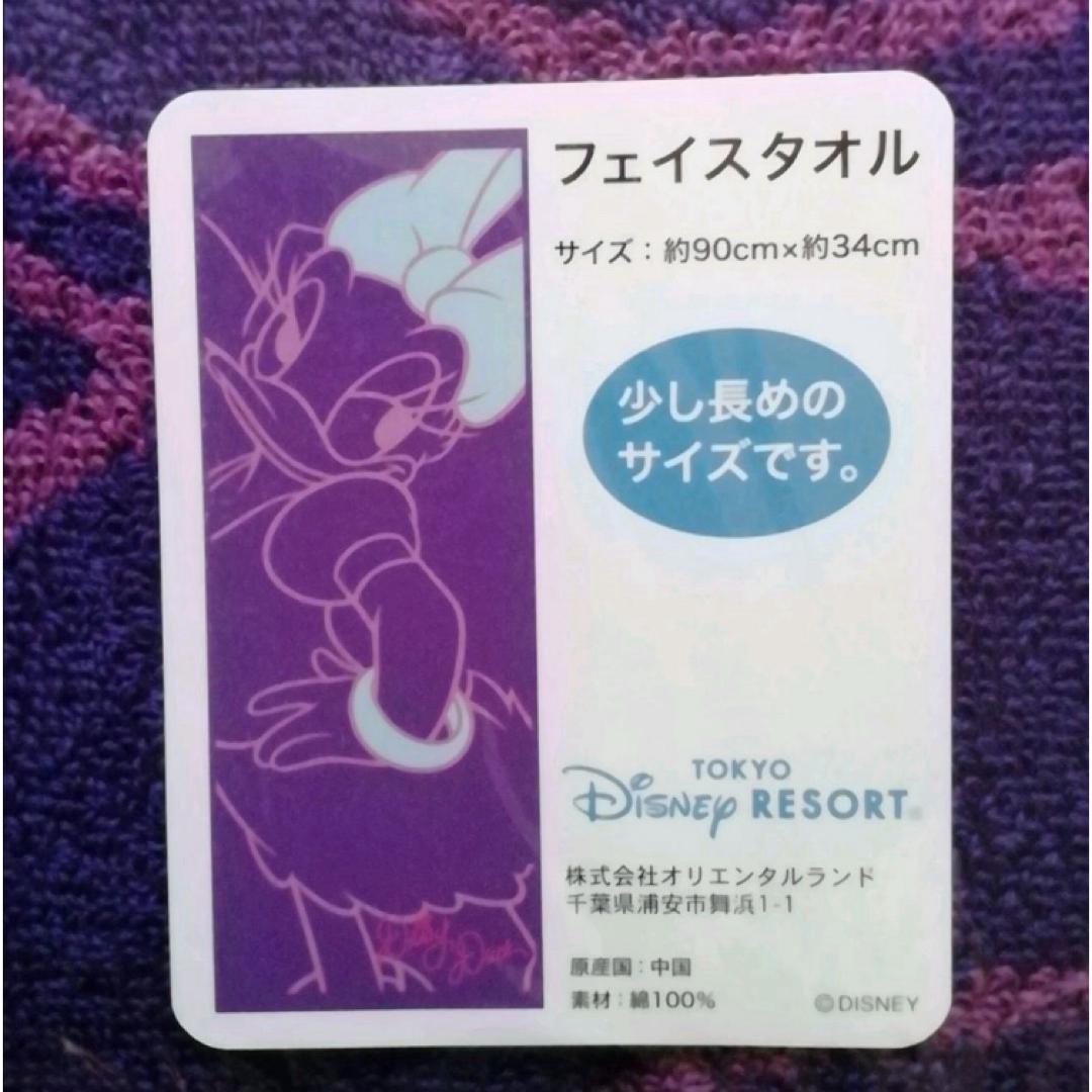 Disney(ディズニー)のデイジーダックフェイスタオル　チップとディールフェイスタオル エンタメ/ホビーのおもちゃ/ぬいぐるみ(キャラクターグッズ)の商品写真