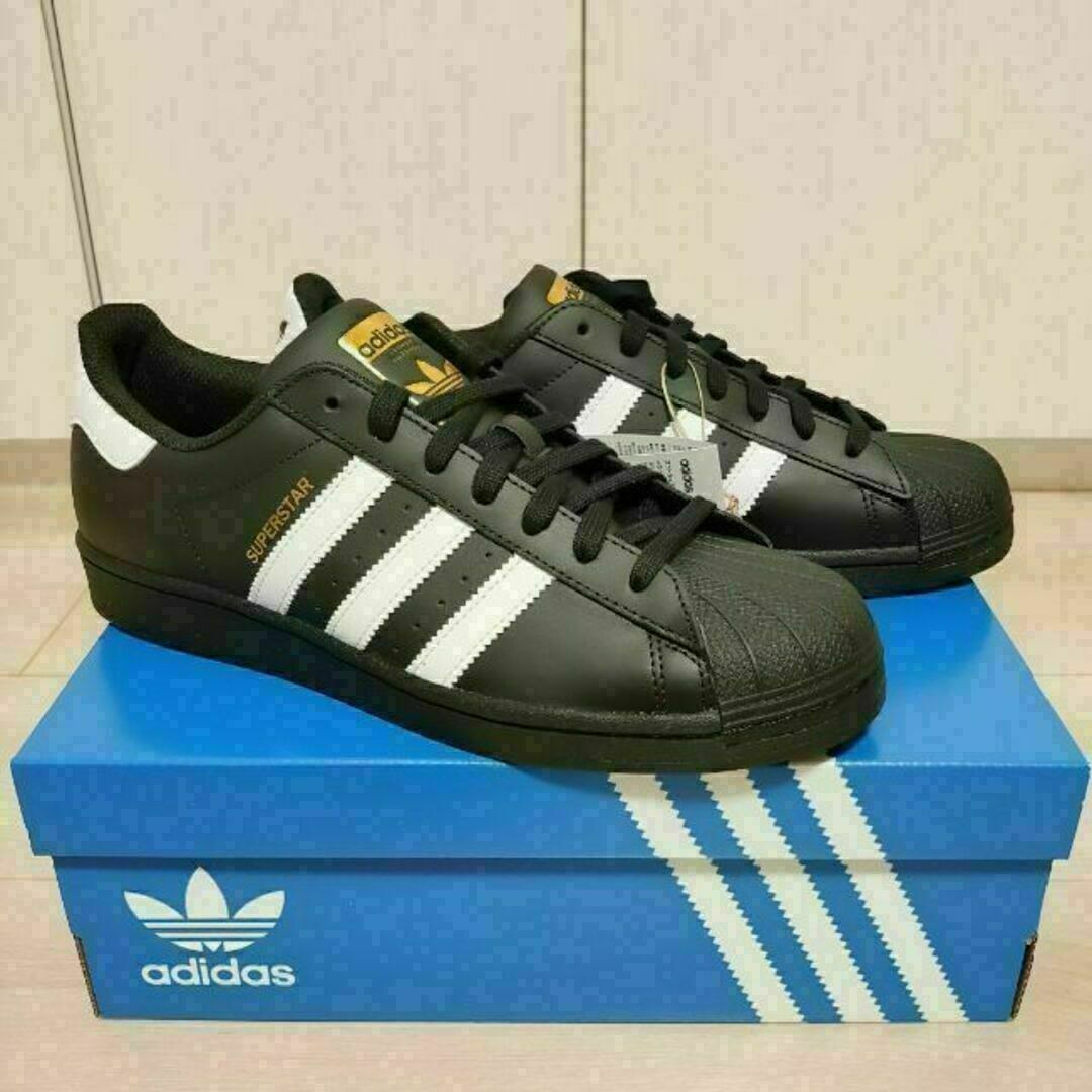 adidas(アディダス)の新品 27.0cm アディダス スーパースター EG4959 黒 スニーカー メンズの靴/シューズ(スニーカー)の商品写真