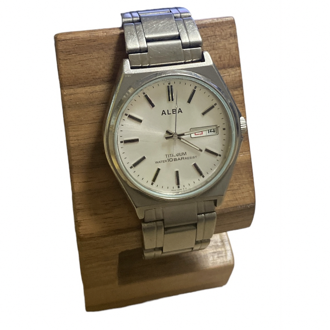ALBA(アルバ)のセイコー ALBA　アルバ　VX43-0AG0　チタン　シンプル　メンズ腕時計 メンズの時計(腕時計(アナログ))の商品写真