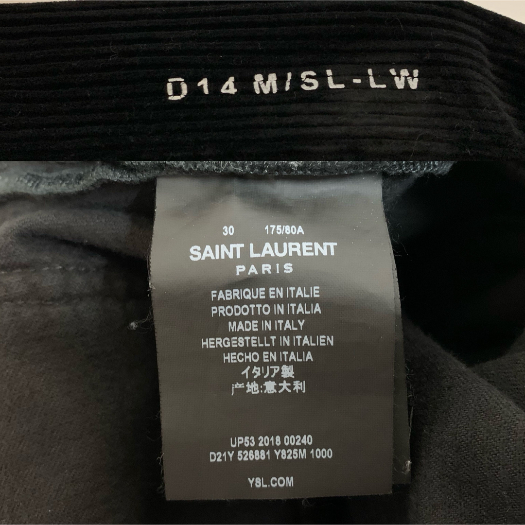 Saint Laurent(サンローラン)のSAINT LAURENT 2018s ヴァカレロ期 コーデュロイパンツ 30 メンズのパンツ(スラックス)の商品写真