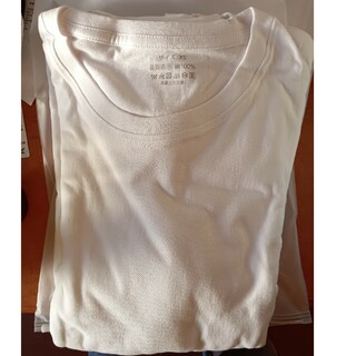 Tシャツ無地半袖6.35オンスアンダーシャツxsホワイト　免100%(Tシャツ/カットソー(半袖/袖なし))