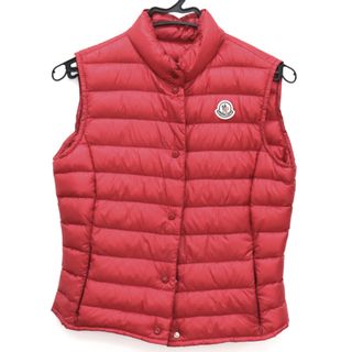 モンクレール(MONCLER)のMONCLER モンクレール LIANE GILET ダウンベスト レッド SIZE 2【中古】(ダウンベスト)