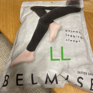 ベルミス(BELMISE)のベルミス　パジャマレギンス　LL ビターグレー　新品未使用(レギンス/スパッツ)