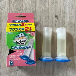 ジョンソン(Johnson's)のトイレスタンプクリーナー つけかえ用 2本 トイレ 便器掃除 ジェル 12週間分(日用品/生活雑貨)