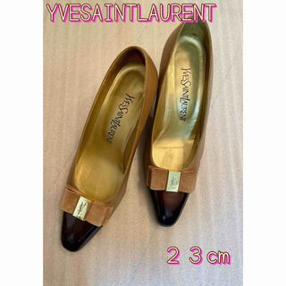 新品未使用  yves saint laurent レディースパンプスブラウン