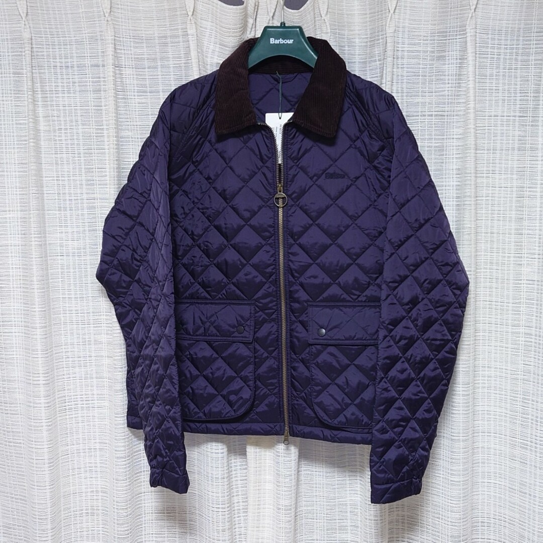 新品未使用　Barbour　dom　quilt　ネイビー