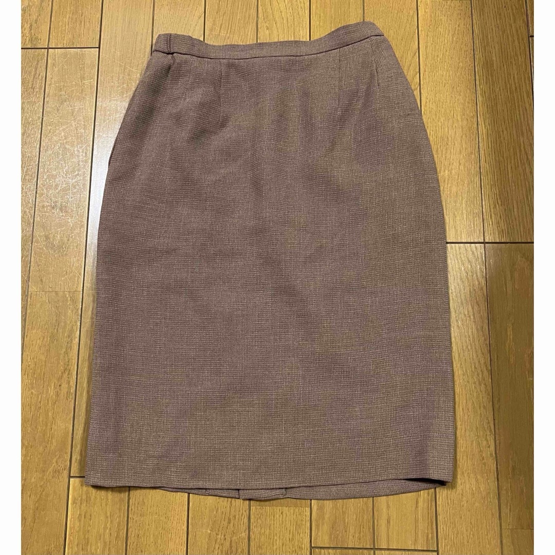 LAPINE BLANCHE(ラピーヌブランシュ)のLAPINE BLANCHEラピーヌブランシュ　スカート  ブラウン レディースのスカート(ひざ丈スカート)の商品写真