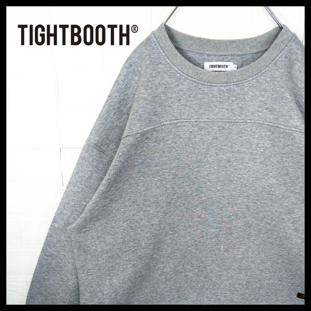 TIGHTBOOTH(タイトブース)】ビッグシルエット レイヤードスウェットの