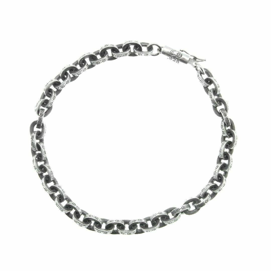 クロムハーツ CHROME HEARTS ■ 【 PPR CHN 8 PAPER CHAIN 】 ペーパー チェーン シルバー ブレスレット s24557inch採寸全長