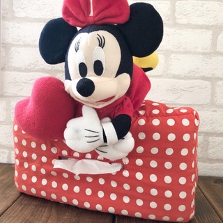 Disney - ディズニー　ミニー　ぬいぐるみ　ティッシュケース　ティッシュカバー