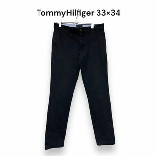 トミーヒルフィガー(TOMMY HILFIGER)のトミーヒルフィガー　チノパン　古着　コットンパンツ　33×34(チノパン)