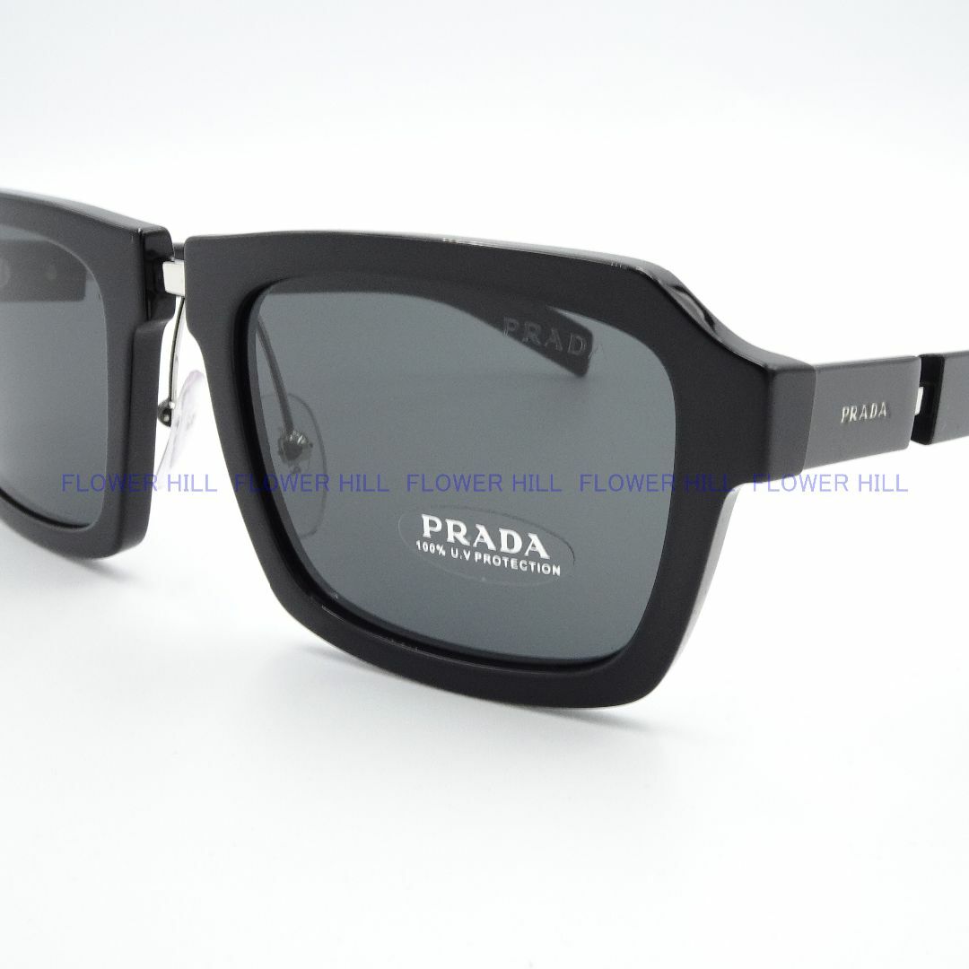 新品 プラダ PRADA 高級サングラス SPR09X 1AB-5S0 ブラック